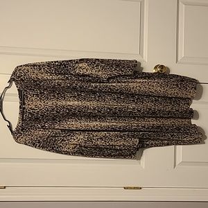 ASOS Curve leopard dress Sz 24 NWOT